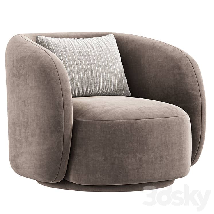 Poole Swivel Lounge Chair By Poly Bark