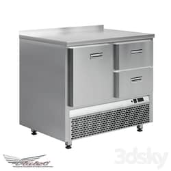 Refrigerator with bottom unit, 1 door and 2 drawers from Finist 