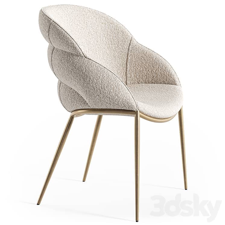 Cattelan Italia Camilla metal armchair