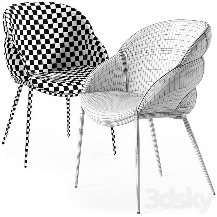 Cattelan Italia Camilla metal armchair