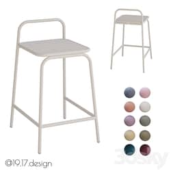 (OM) Outdoor semi bar stool "Mongrel" by @19.17.design 