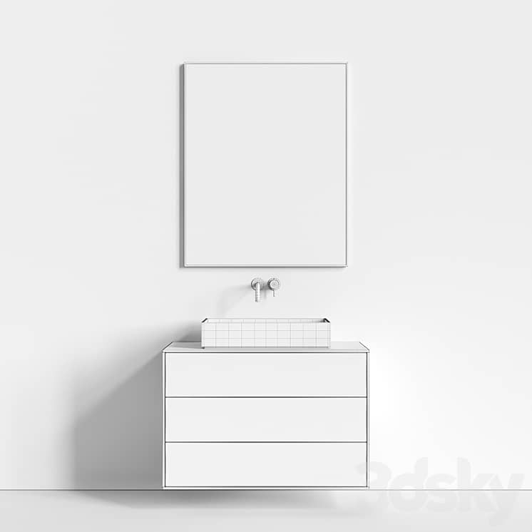 Hanging cabinet VIVOMOBILI. Triple Series