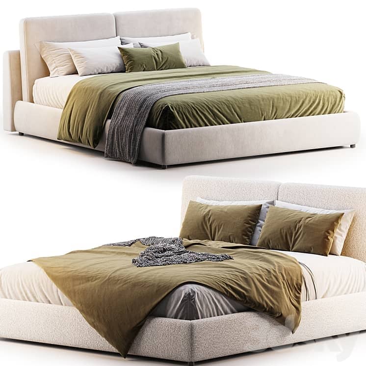 Cloud Bed Queen Cream Boucle Sundays Company
