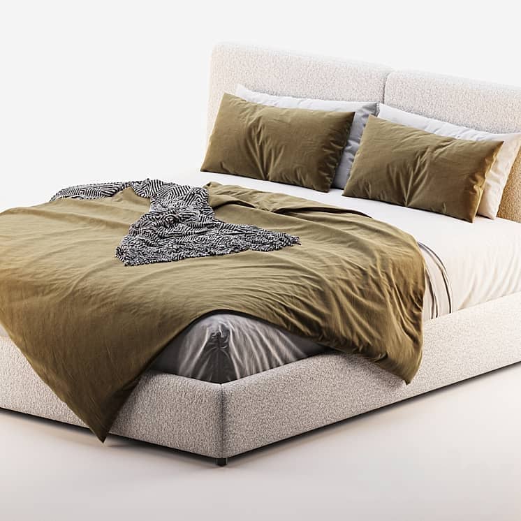 Cloud Bed Queen Cream Boucle Sundays Company