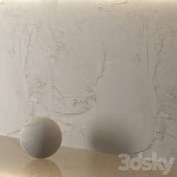 Multilayer decorative coating mka paint based on Flocaustico Antico 