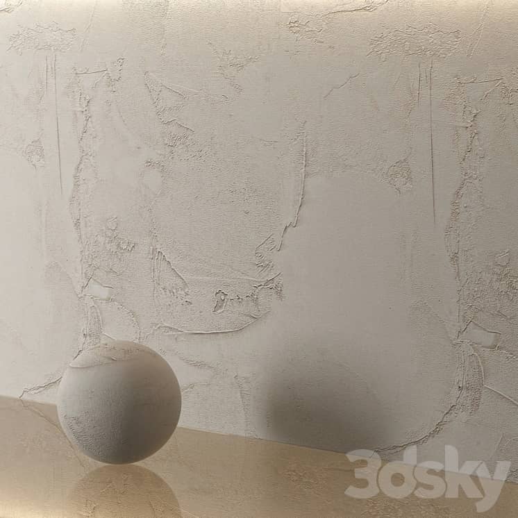 Multilayer decorative coating mka paint based on Flocaustico Antico