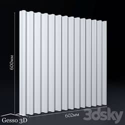 Gypsum 3D panel Manhattan 