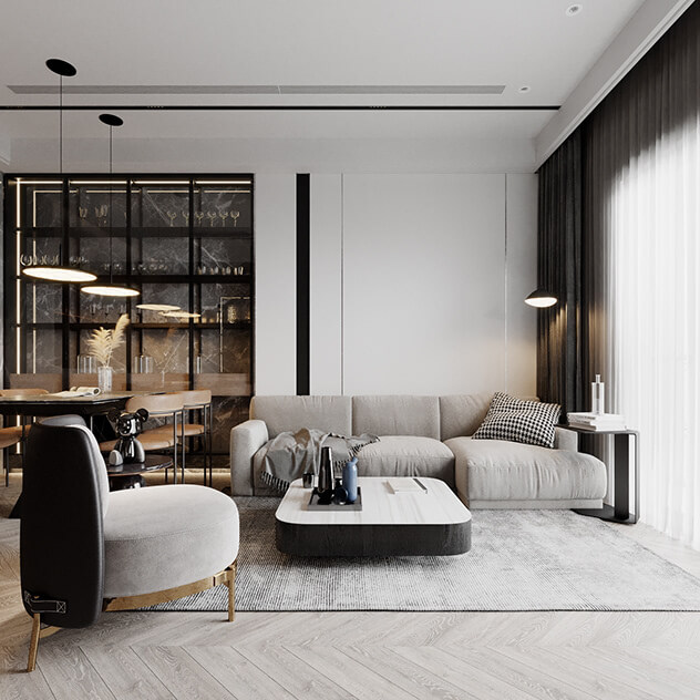 9564 3D Interior Scene File 3dsmax Model Livingroom By Pham Dung