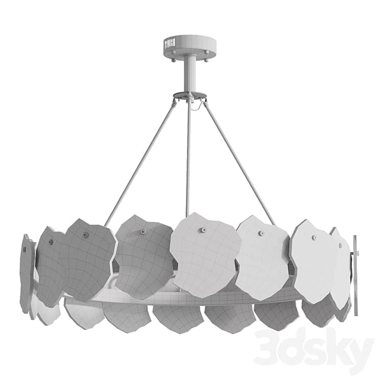 Chandelier Marble Lucretia Marble Round Chandelier 80 cm