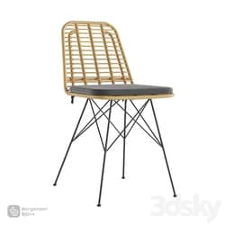 Chair Vetle Flat, rattan, Bergenson Bjorn 