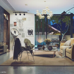  Interior Living Room By Pham Hong Phong 