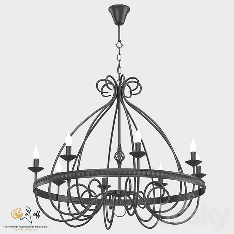 Chandelier RS101/8 "Korrin", 8 xE14 60W D95xH110