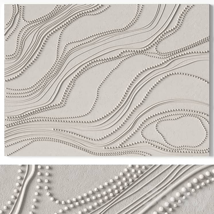 Relief artwork 45 3d art wall decor Panel by Tannia Taranto
