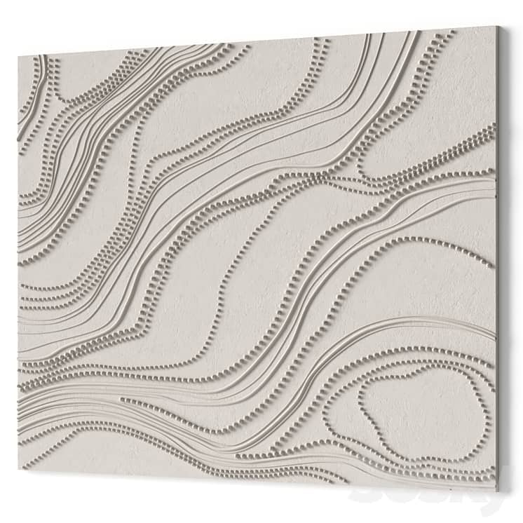 Relief artwork 45 3d art wall decor Panel by Tannia Taranto