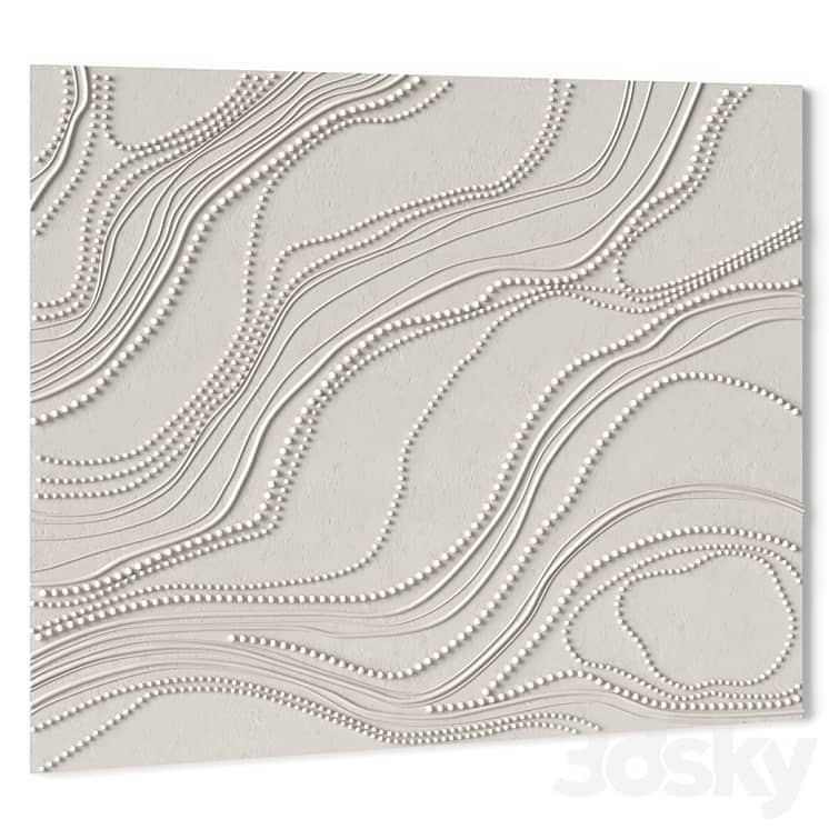 Relief artwork 45 3d art wall decor Panel by Tannia Taranto