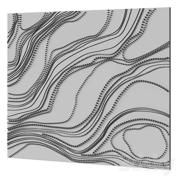 Relief artwork 45 3d art wall decor Panel by Tannia Taranto