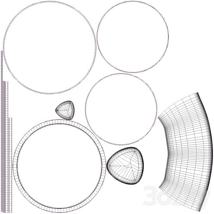 Poliform MONOLITH 2023.2 Circle One Table