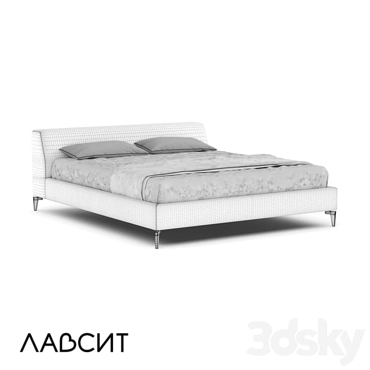 OM Walter bed with legs Lavsit