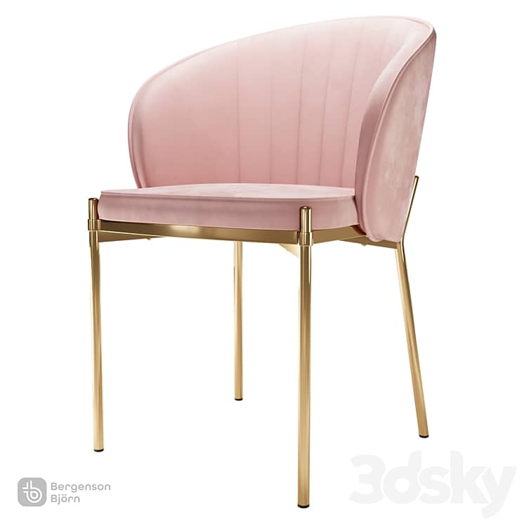 Bar stool Coral, pink, Bergenson Bjorn