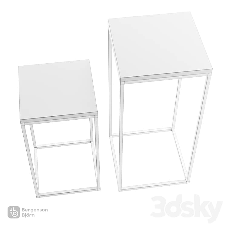 Set of coffee tables Mayen Gold, Bergenson Bjorn