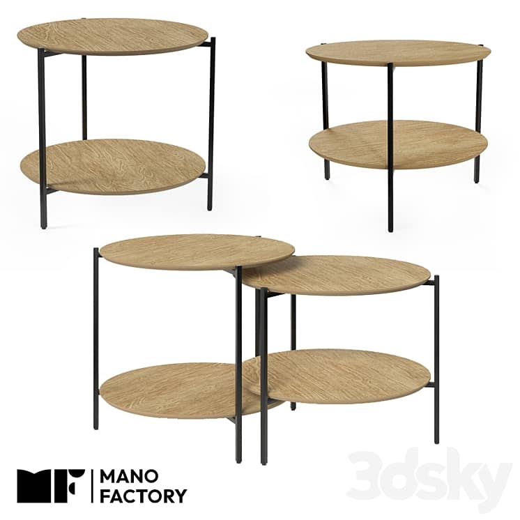 OM coffee table WILLIAM X2 from MANO FACTORY