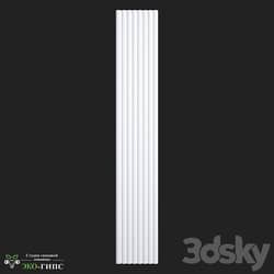 Gypsum 3D panel HILL 