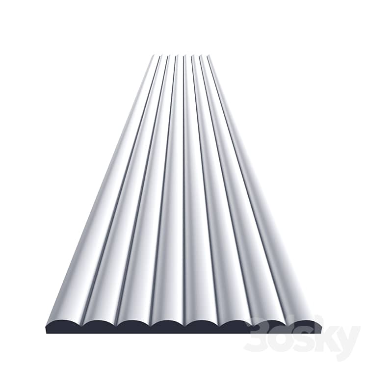 Gypsum 3D panel HILL