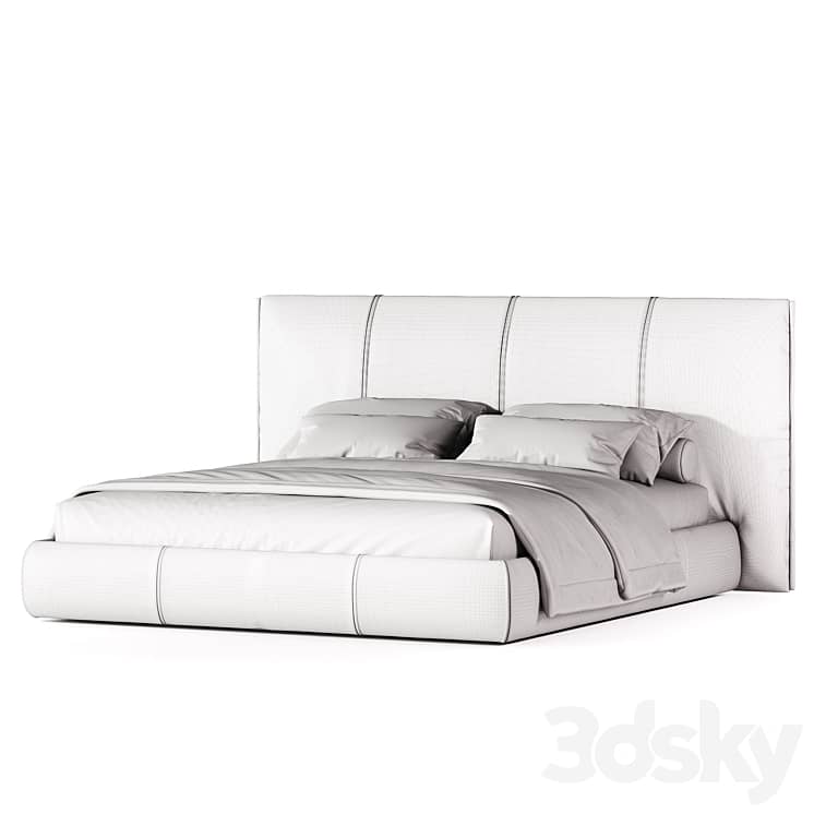 (OM) Bed "Houmi" 180 Tok Furniture