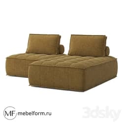 OM AMSTER with ottoman 