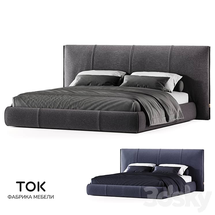 (OM) Bed "Houmi" 200 Tok Furniture