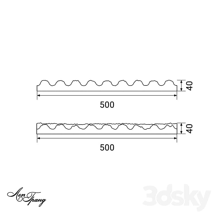 3D panels No. 289 290 LepGrand