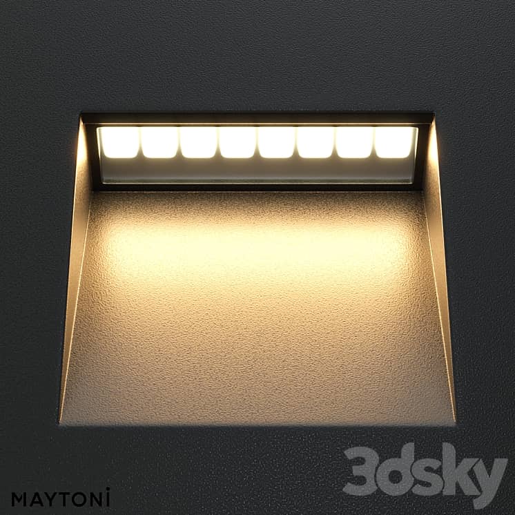 Recessed luminaire Arca O038 L3B