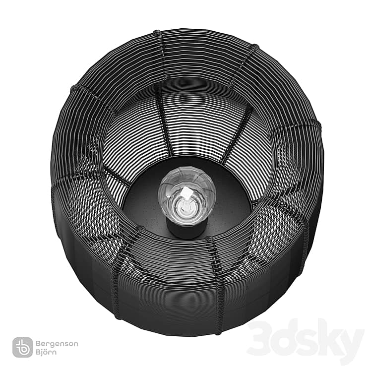 Table lamp Vinger, black, Bergenson Bjorn