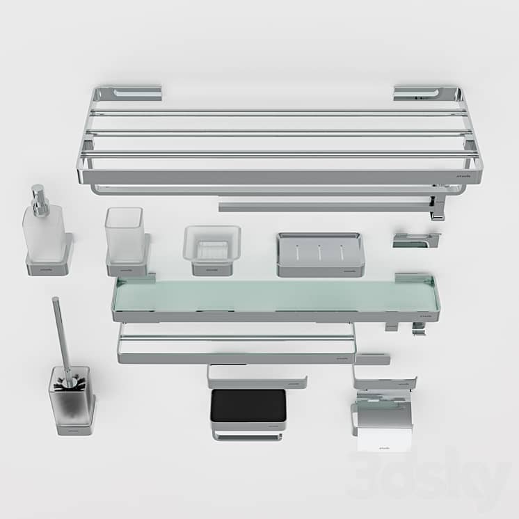 Collection of bathroom accessories Artwelle Regen