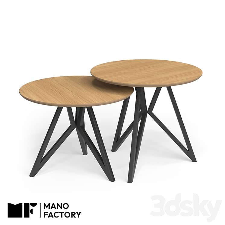 (OM) FLY coffee table and coffee table from MANO FACTORY