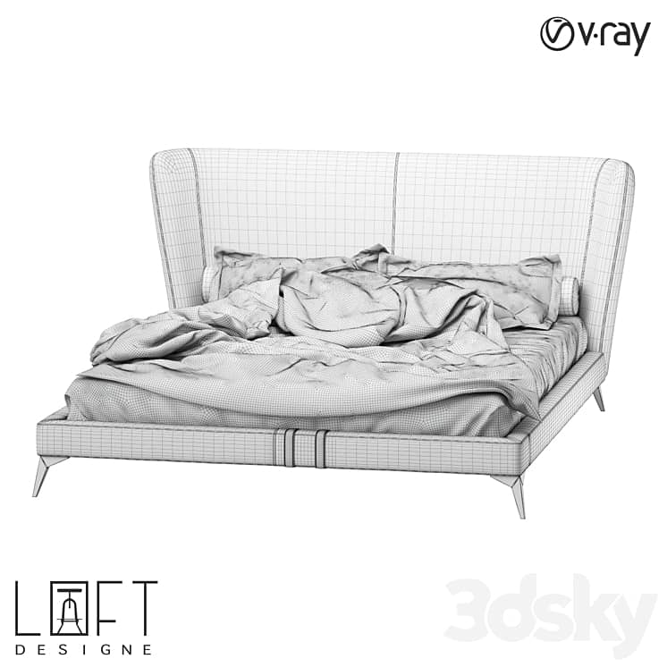 Bed LoftDesigne 38050 model