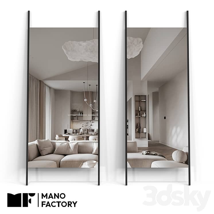 (OM) ALICE floor mirror from MANO FACTORY