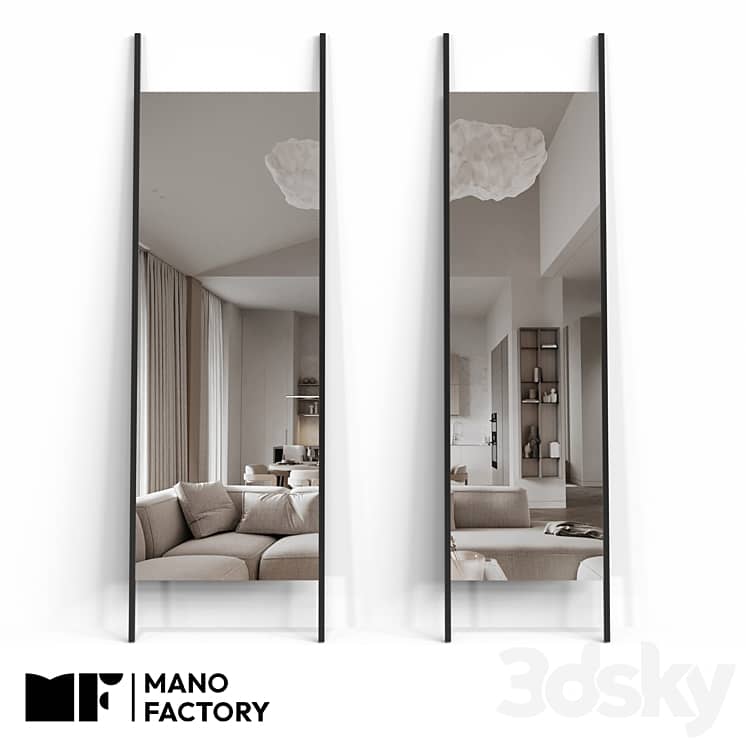 (OM) ALICE floor mirror from MANO FACTORY