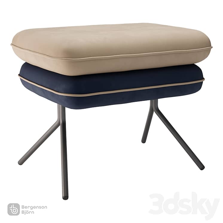 Pouf Pea, velor, Bergenson Bjorn
