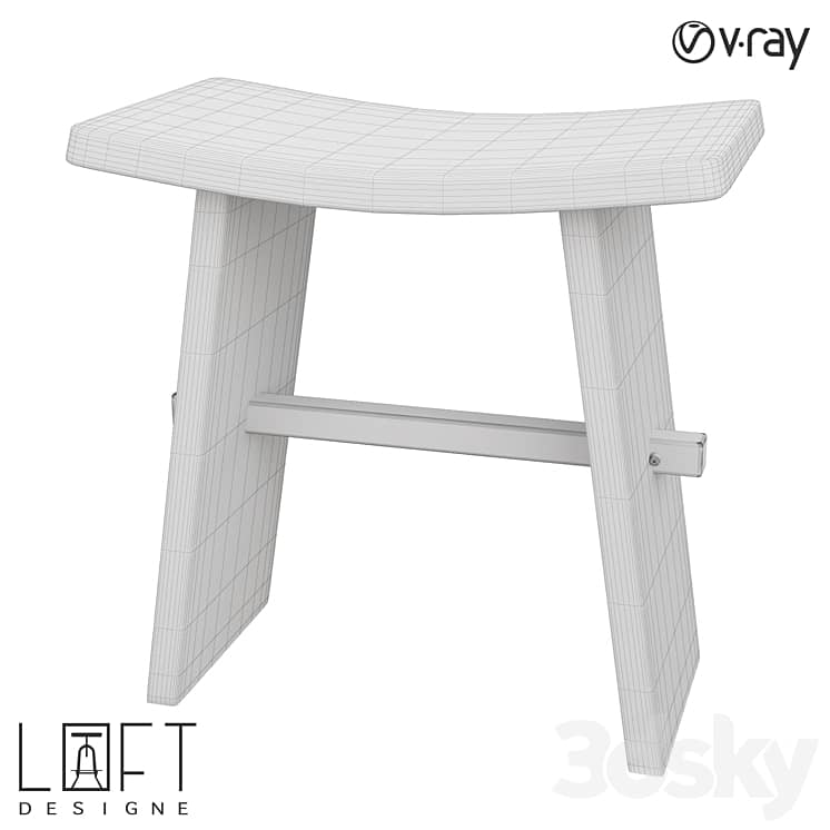 Stool LoftDesigne 40619 model