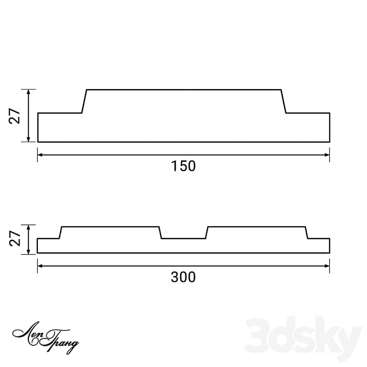 3D panels No. 276, 277. LepGrand