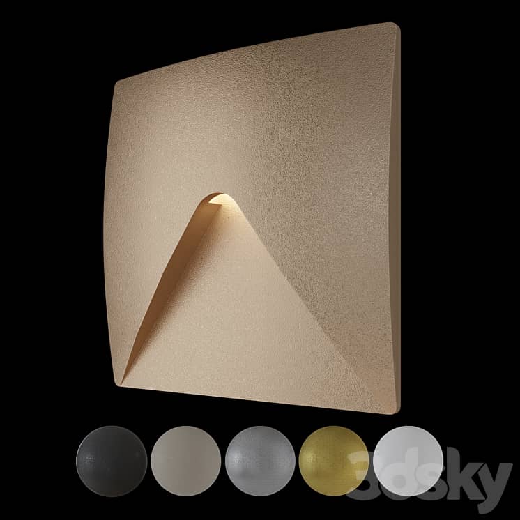 Step Light Steps S1751 Brass. Bronze staircase lamp OM