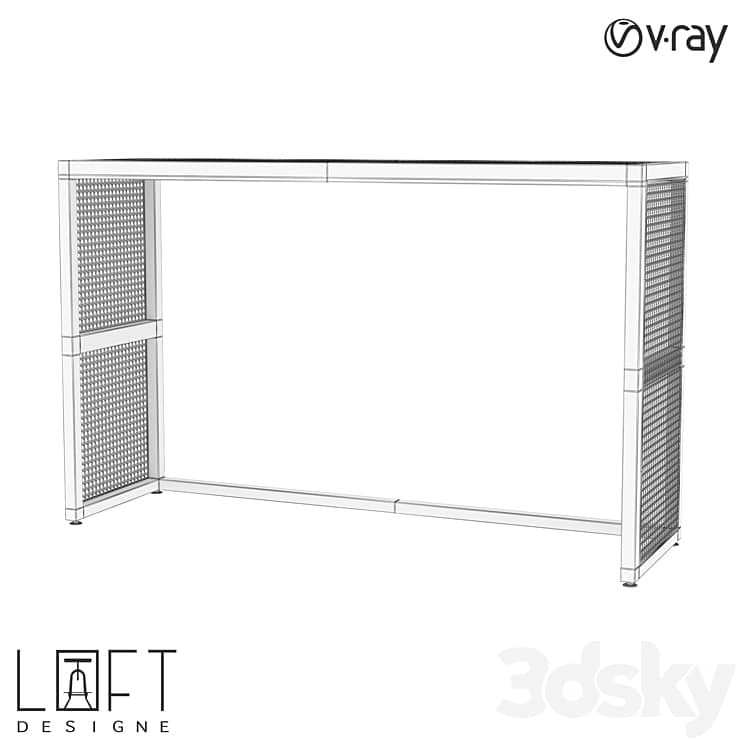 Console LoftDesigne 81521 model