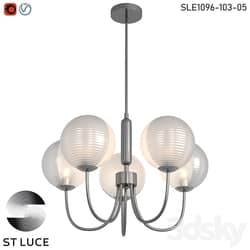 SLE1096 103 05 Pendant lamp Chrome/Transparent OM 