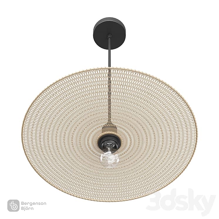 OM Pendant lamp Vinger, beige, Bergenson Bjorn