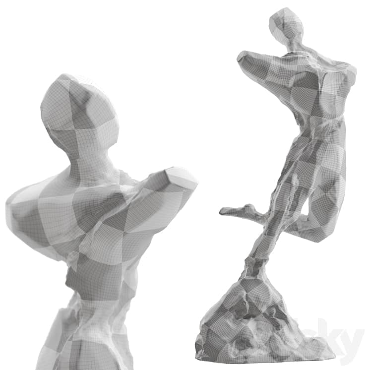 Sculpture Abstract human 01
