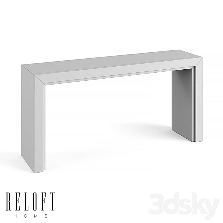 Solid wood KRAFT wood console