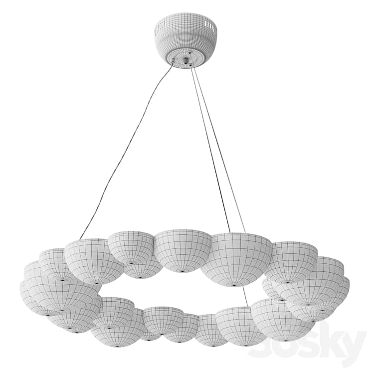 OM Hanging chandelier Lussole LSP 7078