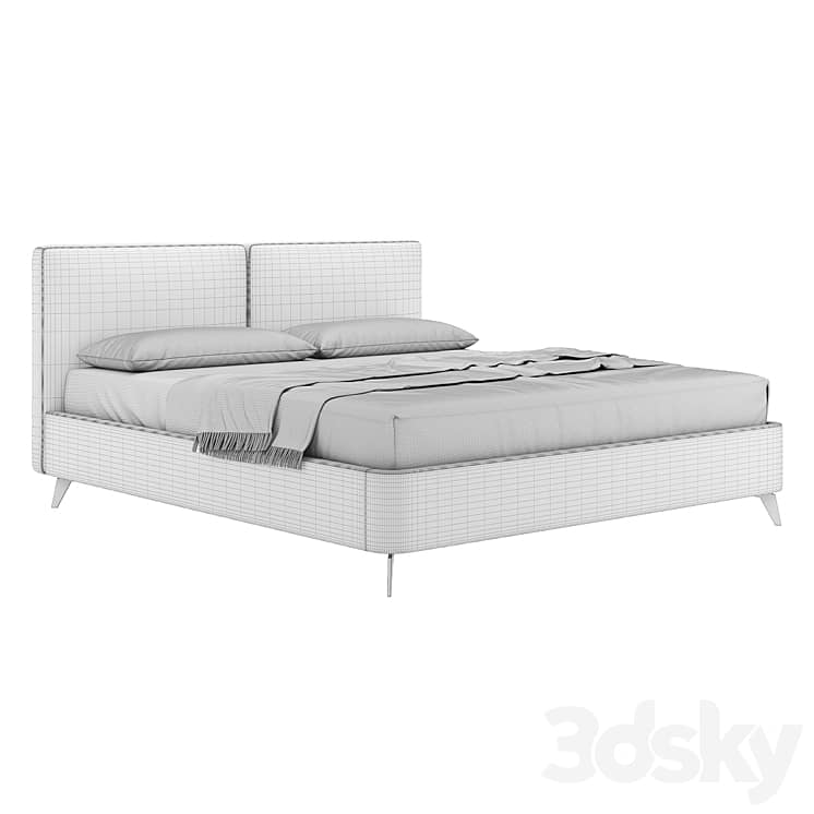 OM bed TORONTO MODERN with legs
