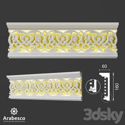 Cornice with ornament and backlight Ks 1311 OM 